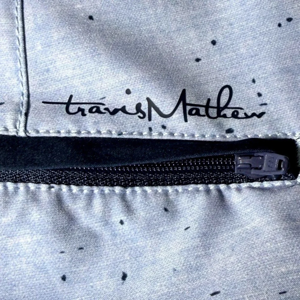 Travis‎ Mathew Mens Eco Collection Heather Bel Air Blue Yucatan Board Shorts 40